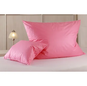 Polštář JAN Peří Polštář peří - ručně drané husí peří 5/95 - růžový 70x90 cm