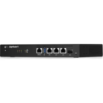 Ubiquiti EdgeRouter 4 - 3x Gbit RJ45 port, 1x SFP port, 4-Core 1GHz CPU, 1GB DDR3 RAM