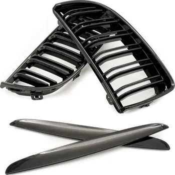 Tuning Maska chladiče BMW 3 E90 dual černý lesk