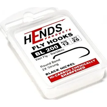 Muškařský háček Hends mokré mušky a nymfy (BL200) č.16, 25 ks