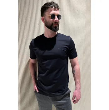 Pánské oblečení Pánské tričko BOSS Black 50468347 černé Velikost: M