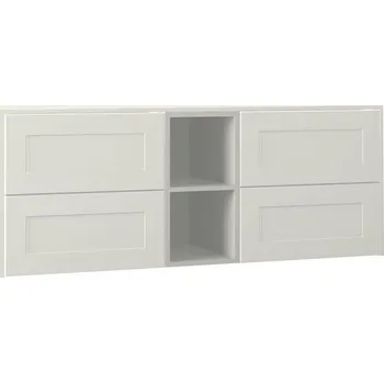 Koupelnový nábytek EBS Lana Skříňka umyvadlová s deskou 153,2 cm, bílá matná, LANARU150B