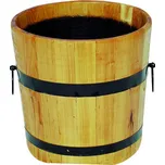 květináč dřevěný, výška x průměr 40x50 cm