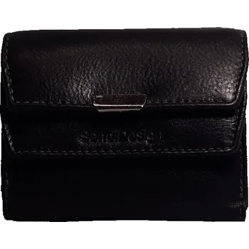 Peněženka SENDI DESIGN Dámská kožená peněženka SendiDesign Strand černá T-811 W Black