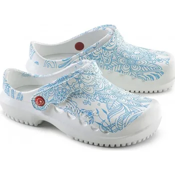 Dámská zdravotní obuv Schu'zz / Mbargo Sarl Francie Obuv Schu'zz Protec 0132 bílá potisk mandala Velikost: 36