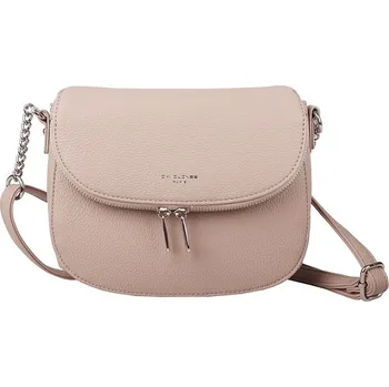 Malá crossbody kabelka David Jones 6747-1F pudrově růžová