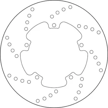 Brzdový kotouč Brzdový kotouč BREMBO 68B40722 fix PIAGGIO/VESPA PX 200 1996-2003