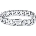 Náramek MASIV CURB Pancr z chirurgické oceli 16mm x 21,5cm KMMB63127