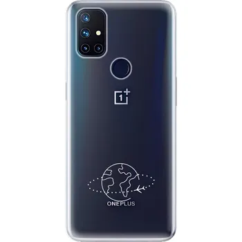 Pouzdro na mobilní telefon Odolné silikonové pouzdro iSaprio - čiré - Travel - OnePlus Nord N10 5G