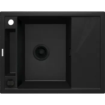 Granitový dřez Deante Magnetic granitový dřez 64x50 cm černá ZRM_N11A