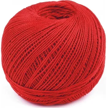 Příze Příze háčkovací Kordonet 30 červená