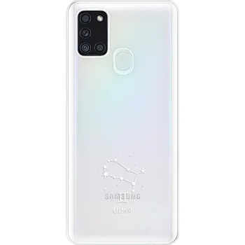 Odolné silikonové pouzdro iSaprio - čiré - Blíženci - Samsung Galaxy A21s