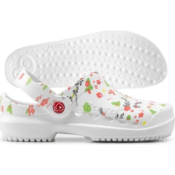 Dámská zdravotní obuv Schu'zz / Mbargo Sarl Francie Obuv Schu'zz Protec 0132 bílá potisk květiny Velikost: 39