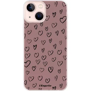 Odolné silikonové pouzdro iSaprio - Heart Dark - iPhone 13 mini