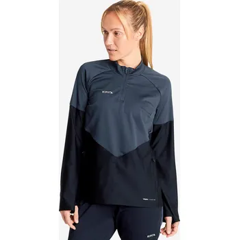 Dámská mikina KIPSTA Dámská fotbalová mikina Viralto XL ČERNÁ