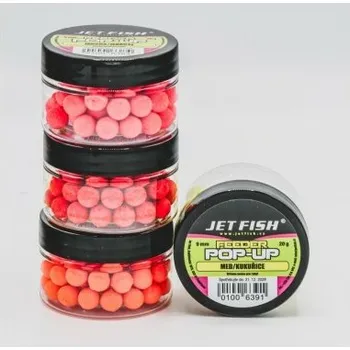 Boilies JET FISH - Feeder POP UP 20g 9mm - broskev/n-butiryc