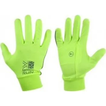 Rukavice Bežecké prstové rukavice žluté Velikost: S/M Karrimor RUN rukavice neon žlutá