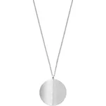 Fossil Dámský ocelový náhrdelník s medailonem Harlow JF04737040 + 2 měsíce na vrácení zboží