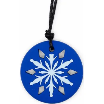 Jellystone Designs Uklidňující přívěsek Sněhová vločka Modrá