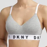 DKNY - Cozy boyfriend group podprsenka triangle push-up vyztužená heather grey/white/black M DK4518