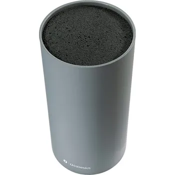 Kulatý blok na nože, šedý - Zassenhaus (Šedý blok na nože, kulatý - Zassenhaus)