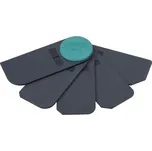 Wolfcraft profesionální sada hladítek na spáry - 5 ks