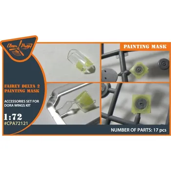 Plastikový model 1/72 Fairey Delta 2 - painting mask (DORA W.)