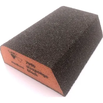 Brusný papír Sia kombinovaná brousící kostka 98 x 69 x 26 mm, P180 Medium, 7990 siasponge