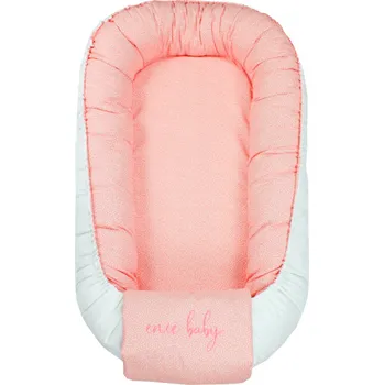 Hnízdečko pro miminko enie baby Hnízdečko DOTS coral