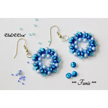 Korálek Náušnice Fanis č. 833 - stavebnice