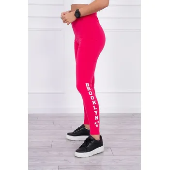 Dámské legíny Dámské sportovní legíny BROOKLYN malinové, VELIKOST UNI ( S, M , L )