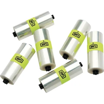 Motocyklové brýle a Náhradní cívky pro roll-off systém 100% FORECAST ARMEGA - 6 kusů 51222-901-03, výška válečku 50 mm