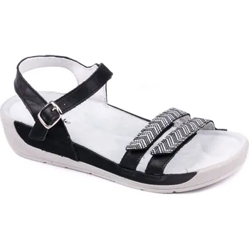 Dámská zdravotní obuv Dámské sandály Medistyle Carmen 1C-B26, černé 38