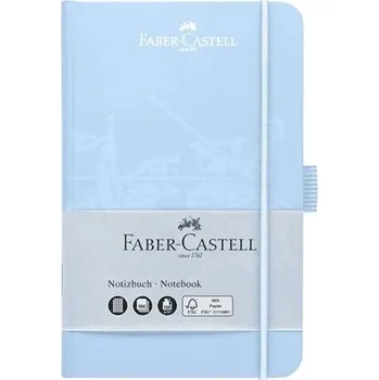 Skicář FABER-CASTELL Notebook A6 nebesky modrý, 194 listů
