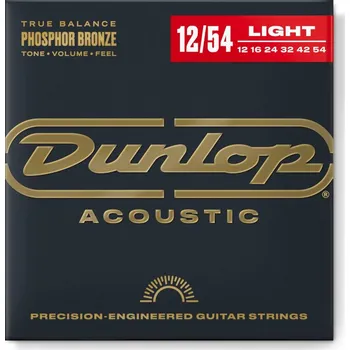 Struna pro kytaru a smyčcový nástroj Dunlop Phosphor Bronze Light .012 - 0.54