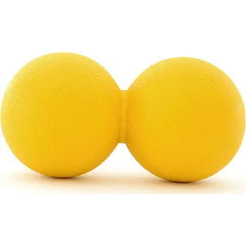 Masážní přístroj FlexiFit Dvojitý masážní míč Flexifit, žlutý, FIT-00216