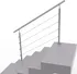 Zábradlí UMAKOV Nerezové lankové zábradlí na schody 1500 x 900 mm