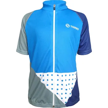 cyklistický dres SWAM Dětský cyklistický dres FUN modrá Velikost: 116