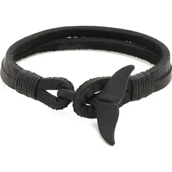 Náramek Amparo Miranda® Náramek Velrybí ploutev B0464, Barva černá