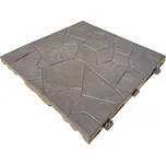 ONEK Plastová dlažba SNAPTILE 38 x 38 x 2,5 cm tmavě hnědá 1 ks