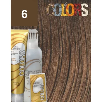 Barva na vlasy Vitalfarco Colors Keratin Complex Barva SET 6 tmavá blond