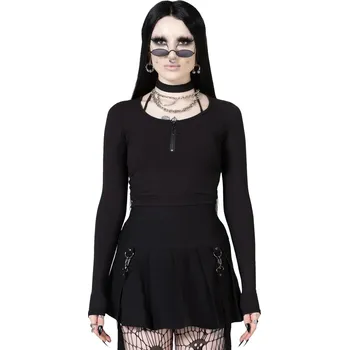 Dámské tričko tričko dámské - Lune Sting Ribbed - KILLSTAR - KSRA010775 - L