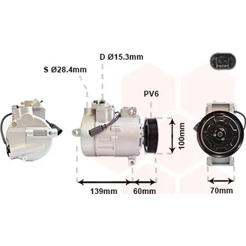 Kompresor klimatizace Kompresor, klimatizace VAN WEZEL 5800K356