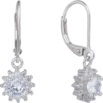 Náušnice Bealio BEALIO Stříbrné náušnice VISACÍ 03-11239-2508