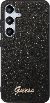 Pouzdro na mobilní telefon Guess Glitter Flakes Metal Logo pro Samsung Galaxy S24