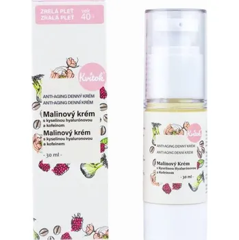 Pleťový krém VZOREK Denní malinový krém pro zralou pleť 40+ 2ml Kvitok