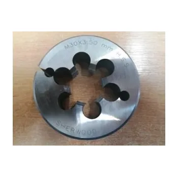 Závitořezný nástroj Očko HSS závitořezné M30.0x3.50 Závitové očko M30.0x1,5 kulaté - M30x3