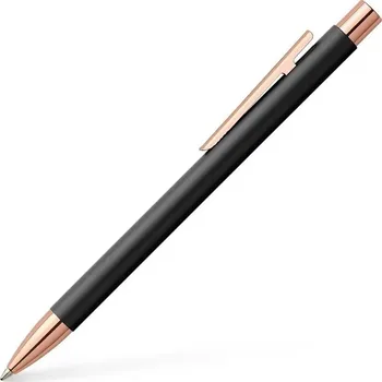 FABER-CASTELL kuličkové pero Neo Slim Metal Black Rosegold
