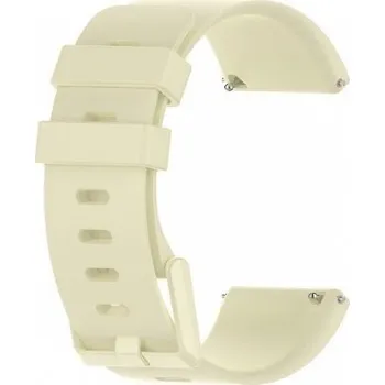 Řemínek na hodinky BSTRAP | BStrap Silicone (Large) reminek na Fitbit Versa / Versa 2, Beige (SFI010C08)