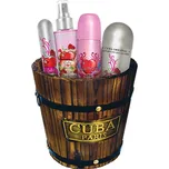 Cuba sada Heartbreaker Woman vědro toaletní voda 100 ml / deo 200ml / bodylotion / EDP 35 ml